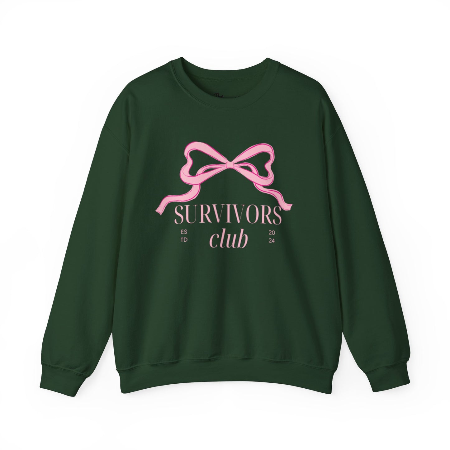 Survivors Club Sweatshirt – Cancer Journey Awareness Crewneck
