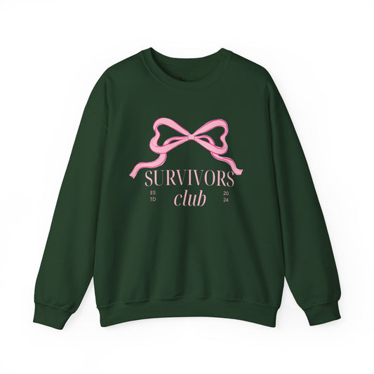 Survivors Club Sweatshirt – Cancer Journey Awareness Crewneck