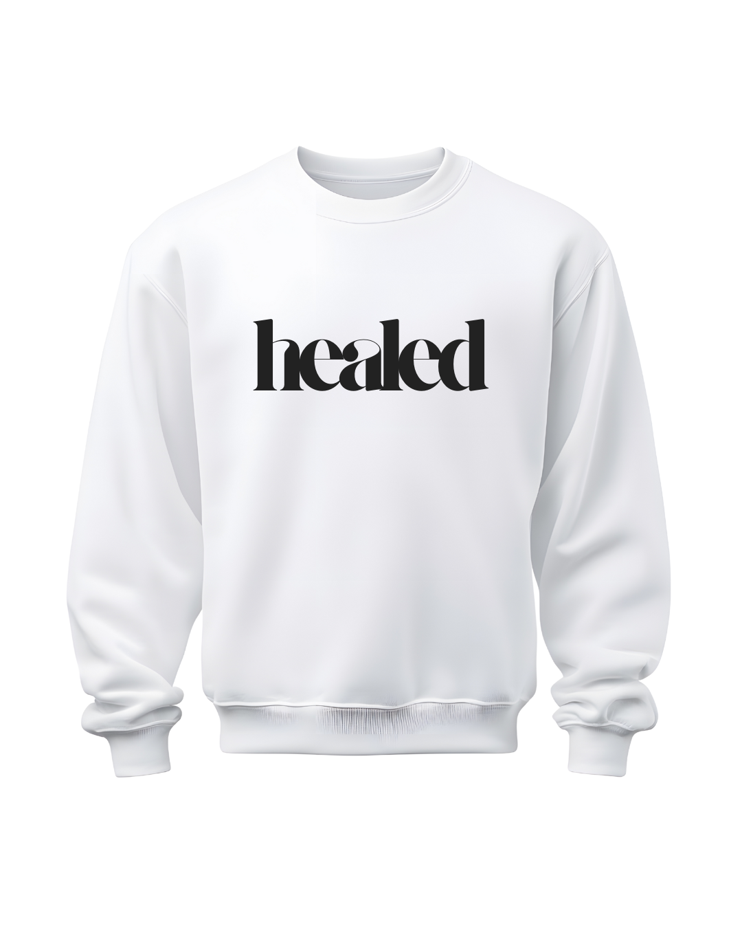 Healed Sweatshirt – Minimalist Cancer Survivor Crewneck