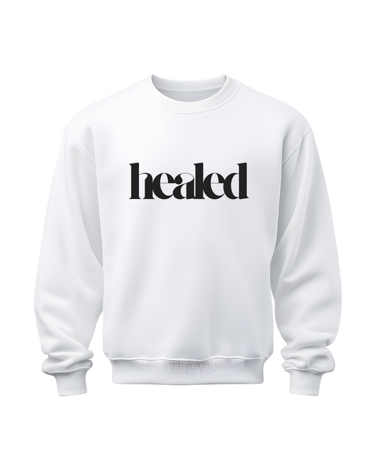 Healed Sweatshirt – Minimalist Cancer Survivor Crewneck