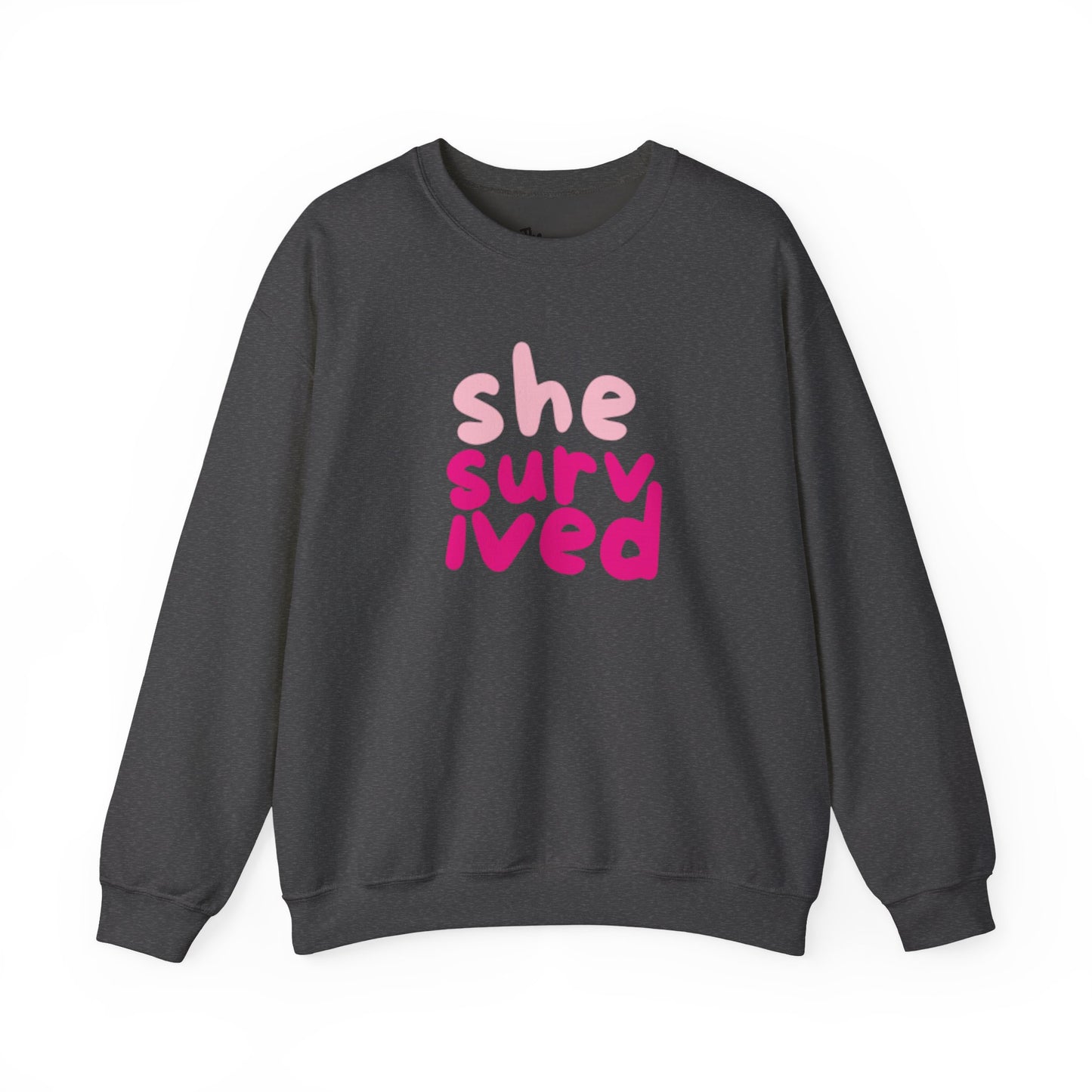 She Survived Sweatshirt – Empowering Cancer Survivor Crewneck